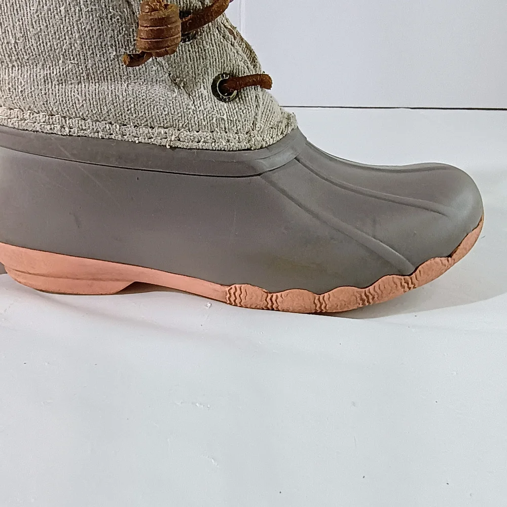 Sperry Kids Brown and Tan Duck Boots